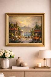 ORJİNAL YAĞLI BOYA İSTANBUL MANZARA