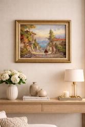 ORJİNAL YAĞLI BOYA İSTANBUL MANZARA TABLO