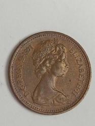 1971 Birleşik Krallık (İngiltere) 1 New Penny - Kraliçe Elizabeth II