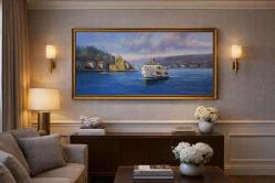 ORJİNAL YAĞLI BOYA KIZ KULESİ TABLO