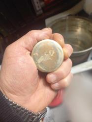 Gümüş mineli enfiye kutusu