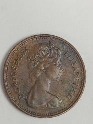 1974 İngiltere 1 New Penny - Kraliçe II. Elizabeth Dönemi