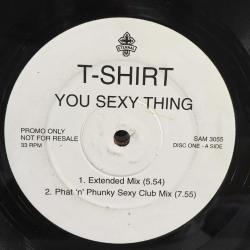 T-Shirt - You Sexy Thing / UK 1997 / 12'' 33rpm Maxi Single / *Euro house*