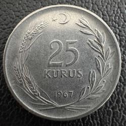 Türkiye 25 Kuruş 1967