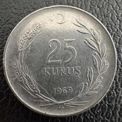 Türkiye 25 Kuruş 1969