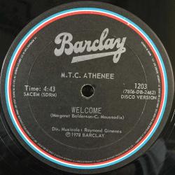 M.T.C. Athenee - Greecodiscopedia / Canada 1978 / 12'' 45rpm Maxi / *Disco*