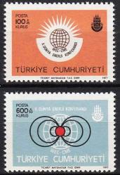 1977 X. DÜNYA ENERJİ KONFERANSI TAM SERİ MNH