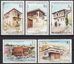 1978 GELENEKSEL TÜRK EVLERİ TAM SERİ MNH