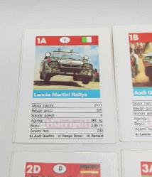 ESKİ BAKKALİYE: ARABA KARTLARI - OTOMOBİLLER SERİSİ