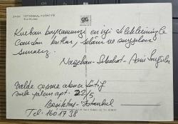 İstanbul Kız kulesi Eski Kartpostal