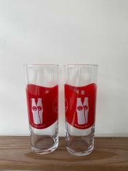 Efsane Uludağ Gazozu Kırmızı Paşabahçe Bardak 2 adet