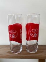 Efsane Uludağ Gazozu Kırmızı Paşabahçe Bardak 2 adet