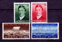 A.2262  1942 RIKARD NORDRAAK DOĞUMUNUN 100.YILI DAMGALI TAM SERİ NORVEÇ