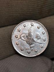 Sultan Reşat 1327/3 Gümüş 1 Kuruş Nadir Çil