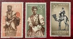 1950/60.SAHARA  .İSPANYA  KOLONİ ÜLKESİ.3 PUL  DAMGASIZ