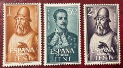 1962:IFNI  .İSPANYA  KOLONİ ÜLKESİ.3 PUL  DAMGASIZ