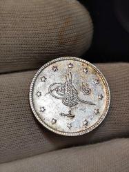 Sultan Reşat 1327/4 Gümüş 2 Kuruş Çil