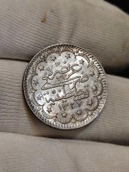 Sultan Reşat 1327/3 Gümüş 5 Kuruş Çil