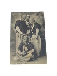 OSMANLI DÖNEMİ ARNAVUT TİPLER KARTPOSTALI