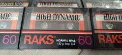 RAKS - HİGH DYNAMİC 60 LIK KUTUSUNDA 9 ADET SIFIR KASET...