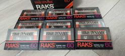 RAKS - HİGH DYNAMİC 60 LIK KUTUSUNDA 9 ADET SIFIR KASET...