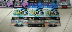 RAKS - 19 ADET SIFIR BOŞ KASETLER JELATİNDE KUSURSUZ...