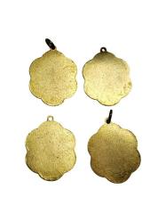 ALTIN KAPLAMA HARF KOLYE UCU LOTU