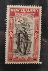 Yeni Zelanda 1946 Barış Serisinden 8 c. Valör- damgasız