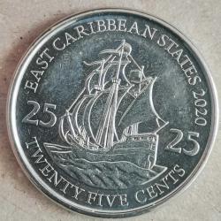 DOĞU KARAYİPLER  2020    25 CENT