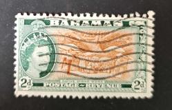 Bahamalar - damgalı pul