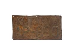 ANTİKA KÜTAHYA ARAÇ PLAKASI