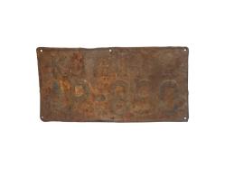 ANTİKA KÜTAHYA ARAÇ PLAKASI