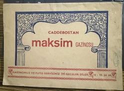 Caddebostan Maksim gazinosu sanatçı büyük boy siyah beyaz fotoğraf ve kabı