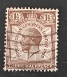 İngiltere 1929 Dünya Posta Birliği Kongresi hatıra pulu _ damgalı