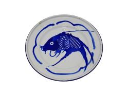 BALIK RESİMLİ EMAYE TABAK