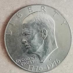 AMERİKA  1976  D   1  DOLAR   HATIRA  ABD'nin Bağımsızlığının 200. Yıldönümü