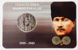 1940 Yılı T.C. 5 Kuruş..