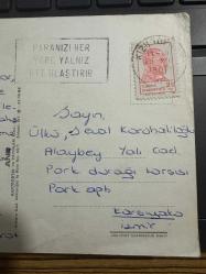 Nasrettin Hoca Temalı postadan geçmiş pullu çok  Eski Kartpostal