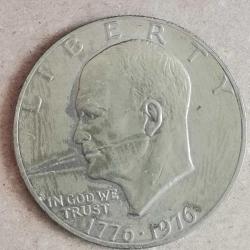 AMERİKA  1976  D   1  DOLAR   HATIRA  ABD'nin Bağımsızlığının 200. Yıldönümü