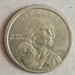 AMERİKA  2000 P      1  DOLAR   Sacagawea Doları