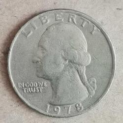 AMERİKA  1978     ÇEYREK  DOLAR    25  CENT