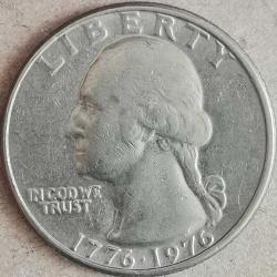 AMERİKA  1976    25 CENT  ÇEYREK DOLAR