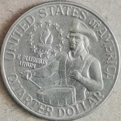 AMERİKA  1976    25 CENT  ÇEYREK DOLAR