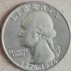 AMERİKA  1976    25 CENT  ÇEYREK DOLAR