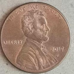 AMERİKA  2017 P    1  CENT