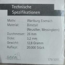 SPECİMEN  ALMANYA  2  EURO   KAPSÜLDE  FANTAZİ  PARA