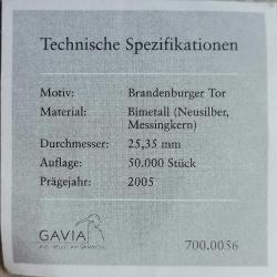 SPECİMEN  ALMANYA 2006     2  EURO    KAPSÜLDE  FANTAZİ  PARA