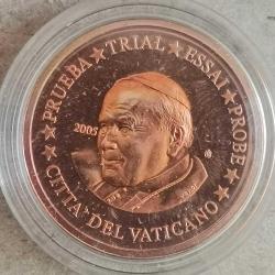 SPECİMEN  VATİKAN   2005   1  EURO CENT