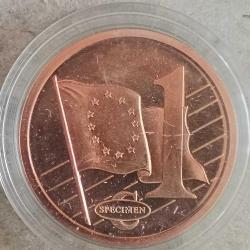 SPECİMEN  VATİKAN   2005   1  EURO CENT