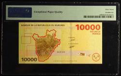 BURUNDİ 10.000 FRANK PMG SERTİFİKALI 67 EPQ